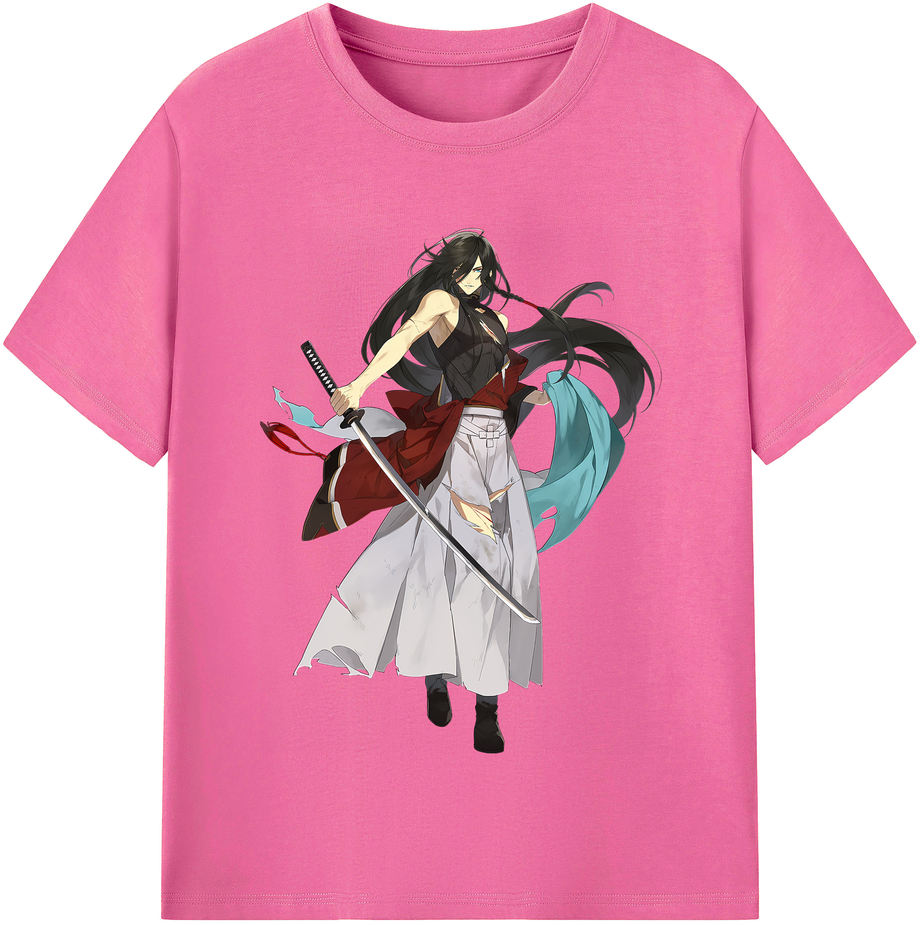 （画像用） 刀剣乱舞 Touken Ranbu レディースカジュアルプリントTシャツ（綿100％）